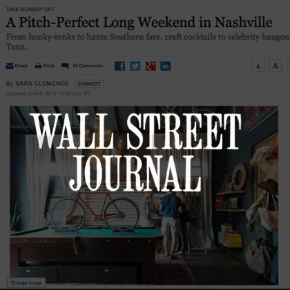 White's Mercantile is mentioned in Wall Street Journal